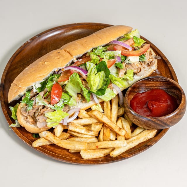 Chicken Shawarma Sandwich.