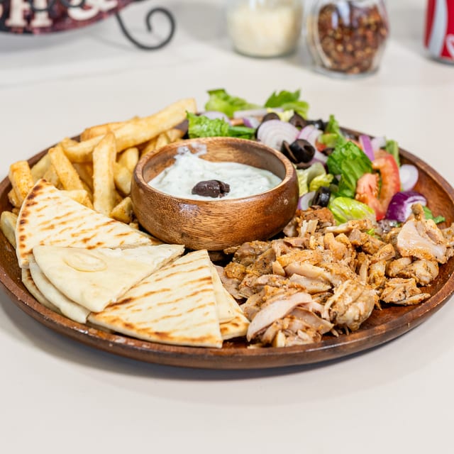 Chicken Shawarma Plate.